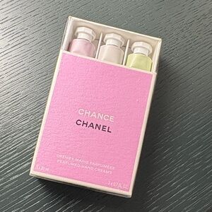 CHANEL Chance Hand Cream Trio - Pink, White, Green